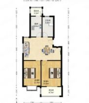 三里墩花苑 2室1厅1卫 78.74m&sup2;