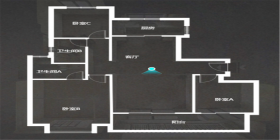 中海上东区 3室2厅2卫 127.32m&sup2;