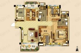 碧桂园(南通经济技术开发区) 3室2厅2卫 133m&sup2;