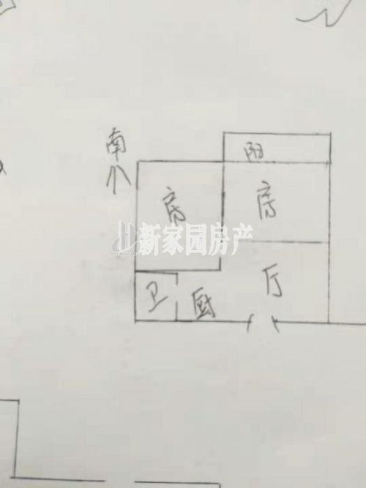 任港路新村 1室2厅1卫 56m&sup2;