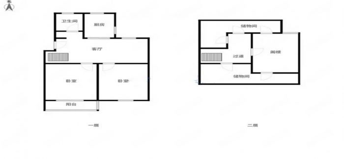南川园新村 2室1厅1卫 76m&sup2;