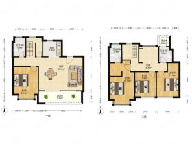 春风南岸西园 4室2厅3卫 166.00m&sup2;
