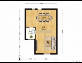 纽约时代 2室1厅1卫 60m&sup2;