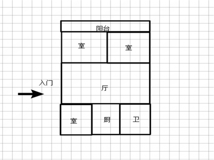 华侨花苑 3室1厅1卫 108.8m&sup2;