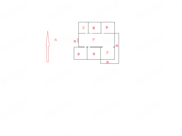 郭里园 3室2厅1卫 141.9m&sup2;