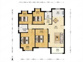 新城香溢紫郡 4室2厅2卫 118m&sup2;