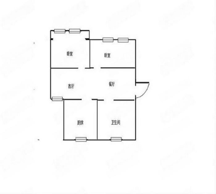 春晖花园 2室1厅1卫 78m&sup2;