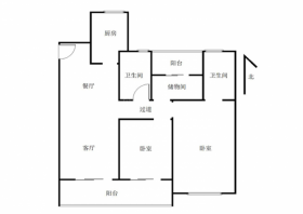 华润悦锦湾 3室2厅1卫 120.19m&sup2;