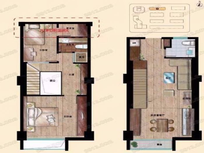 北城一品 室厅卫 54m&sup2;