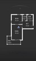 青年中路9号 2室1厅1卫 58.13m&sup2;