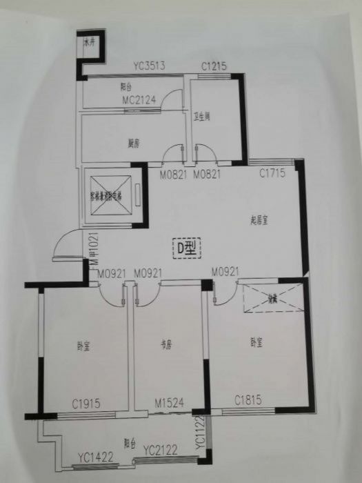 外滩花苑 3室1厅1卫 114m&sup2;