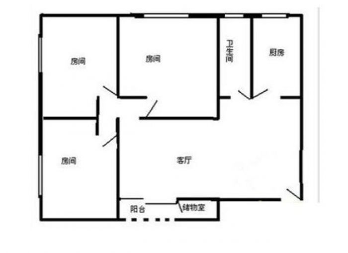 星通花园 3室2厅2卫 150m&sup2;