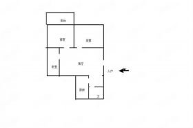 虹桥北村 3室1厅1卫 70m²