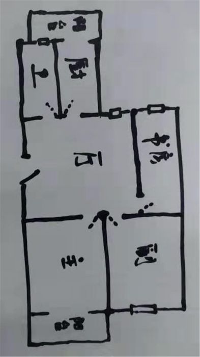 城南新村(崇川区) 3室1厅1卫 83.6m&sup2;