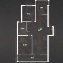 城港花苑 2室2厅1卫 103m&sup2;