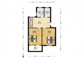 南川园新村 2室1厅1卫 62.50m&sup2;