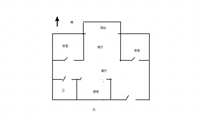 友谊嘉御龙庭 2室2厅1卫 90.59m&sup2;