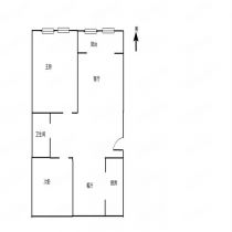 桂花小镇 2室2厅1卫 97.00m&sup2;