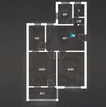 城港新村 3室1厅1卫 71m&sup2;
