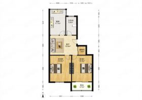 公园一村 2室1厅1卫 82.17m&sup2;