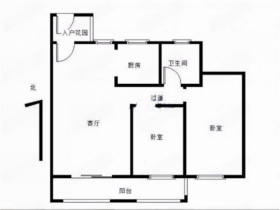 华强城 2室2厅1卫 88m&sup2;