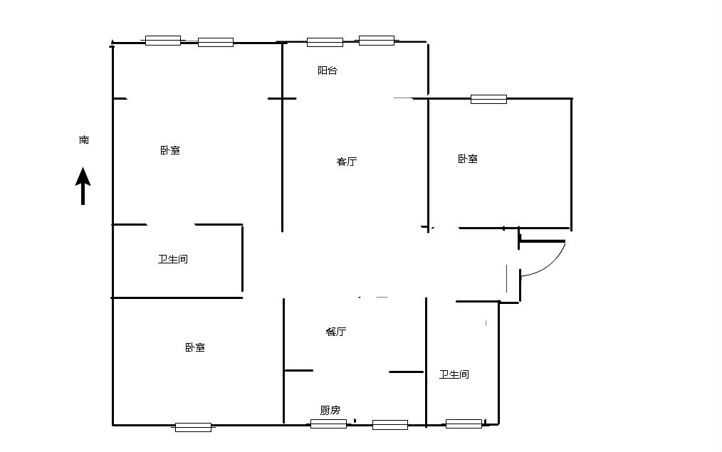 春晖花园 3室2厅2卫 135m&sup2;