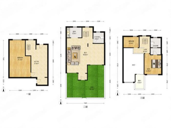 万科白鹭郡 4室2厅3卫 105m&sup2;