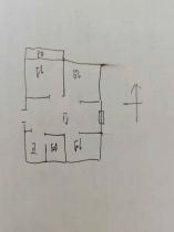 南川园新村 2室2厅1卫 88m&sup2;