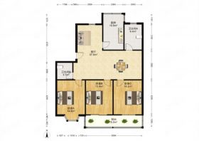 富丽花园 3室2厅2卫 130m&sup2;