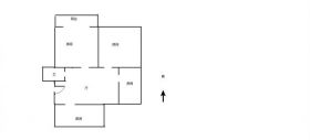 新建路新村(新建花苑) 3室1厅1卫 80.7m&sup2;