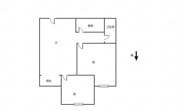 印象公馆 2室1厅1卫 93m&sup2;