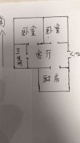 城港新村 2室1厅1卫 60.00m&sup2;