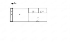 虹桥新村(朝霞路) 1室1厅1卫 52m&sup2;