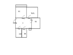 民主新村 3室1厅1卫 72m&sup2;