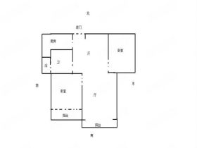吴中豪景华庭 2室1厅1卫 100.41m²
