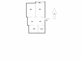 濠东路51号小区 2室2厅1卫 80m&sup2;
