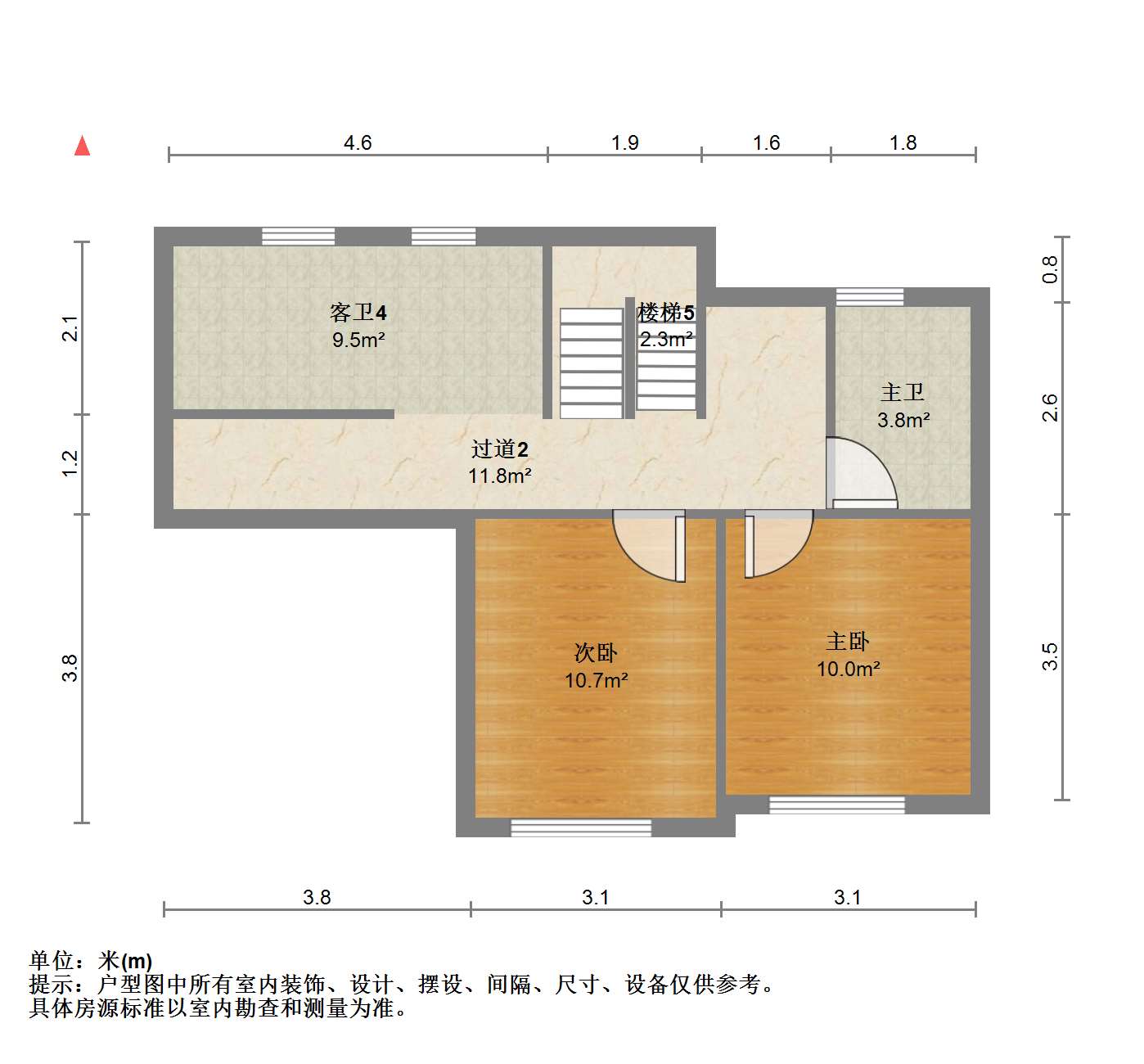 龙湖天宸源著 5室2厅3卫 265.40m&sup2;