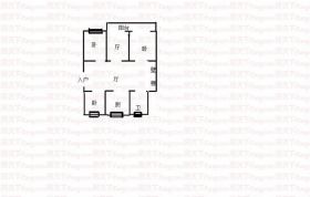 瑞丰花园 3室2厅1卫 118m&sup2;