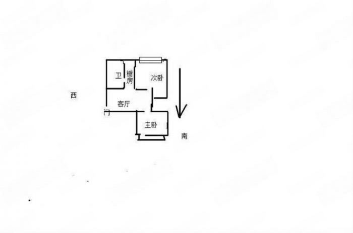 易家桥新村 2室1厅1卫 56m&sup2;