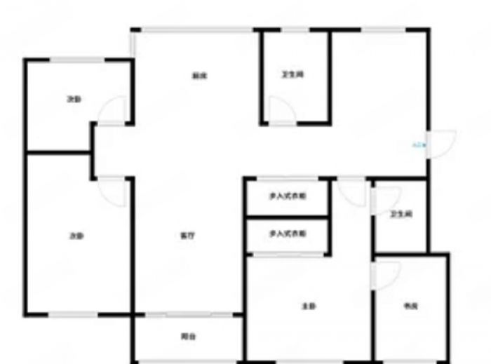 博园岚郡 4室2厅2卫 140m&sup2;