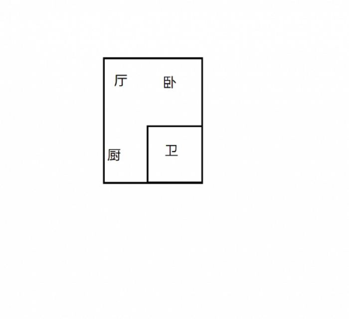 天空之城 1室厅1卫 30m&sup2;