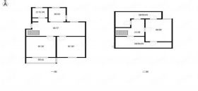 南川园新村 2室1厅1卫 76m&sup2;