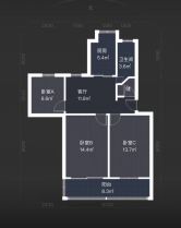 光明新村 3室1厅1卫 83m&sup2;