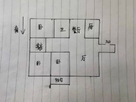 长航地中海花园 3室2厅1卫 143.00m&sup2;