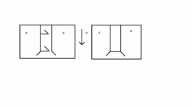 中南世纪城北区 1室1厅1卫 55.5m&sup2;