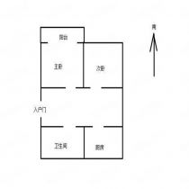 世纪东城 2室1厅1卫 83m&sup2;