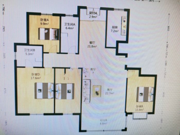 尚海湾 4室2厅2卫 172m²