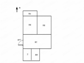 紫东南苑 2室1厅1卫 95m&sup2;