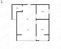 中南世纪城南区 2室2厅1卫 85m&sup2;