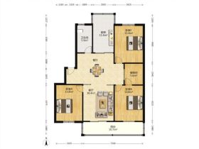 炜建花苑 3室2厅1卫 132m&sup2;